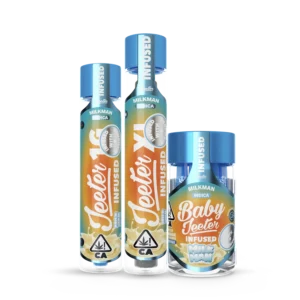 Jeeter-Buy Milkman | Infused Baby Jeeter |5 Pack- Pre-Rolls | Fast and Discreet Delivery | Live Resin Disposable | Jeetter